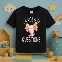 I Axolotl Questions Funny Cute Anime Pet Toddler T-Shirt thumb 3