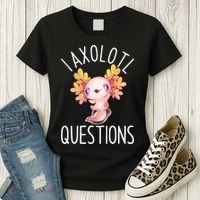 I Axolotl Questions Funny Cute Anime Pet Women's T-Shirt thumb 3