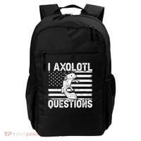 I Axolotl Questions Funny Axolotl Animal  Backpack thumb 0