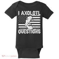 I Axolotl Questions Funny Axolotl Animal  Baby Bodysuit thumb 0
