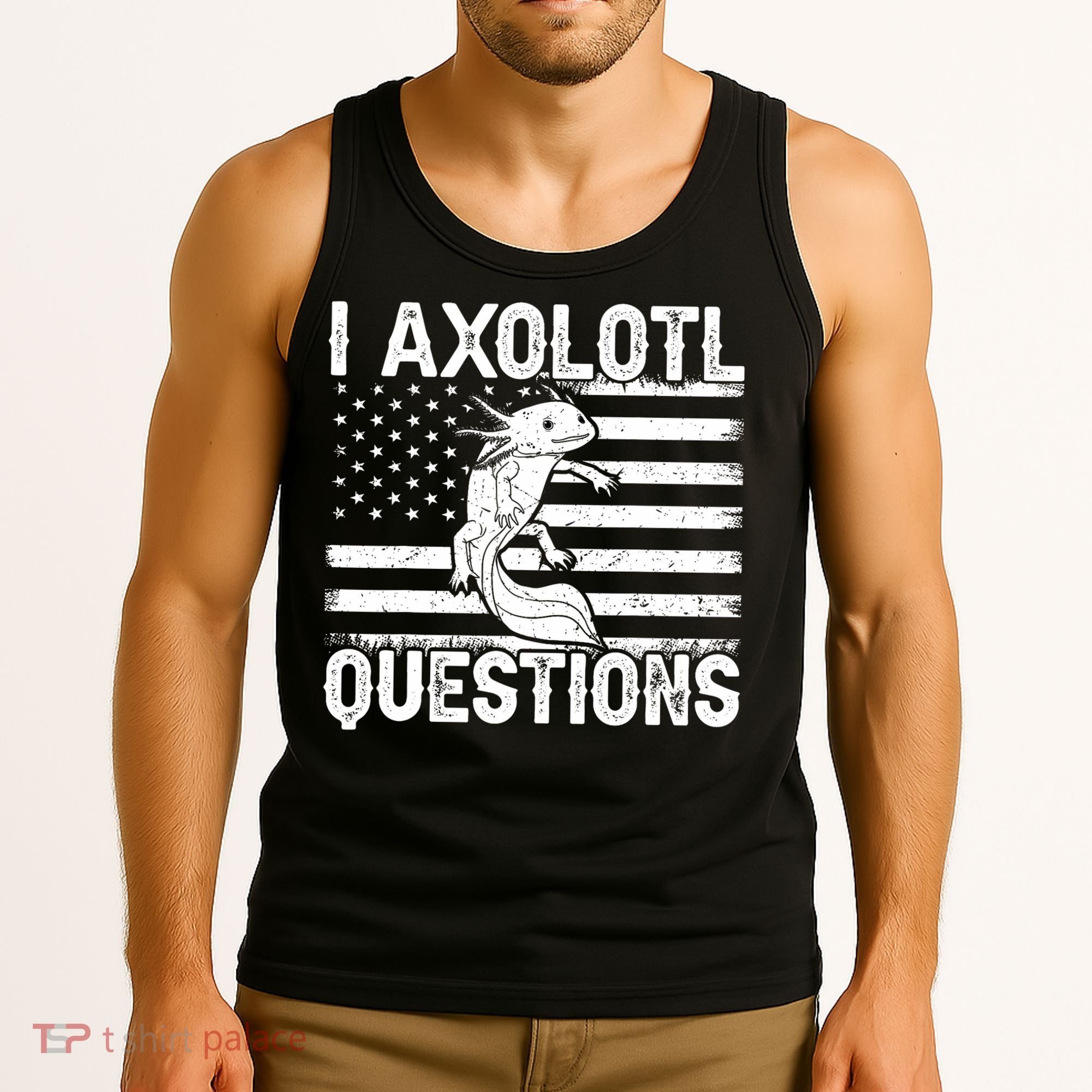 I Axolotl Questions Funny Axolotl Animal  Tank Top