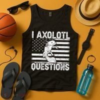 I Axolotl Questions Funny Axolotl Animal  Tank Top thumb 4