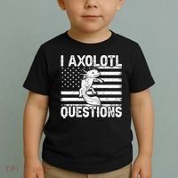I Axolotl Questions Funny Axolotl Animal  Toddler T-Shirt thumb 2