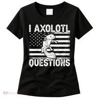 I Axolotl Questions Funny Axolotl Animal  Women's T-Shirt thumb 0