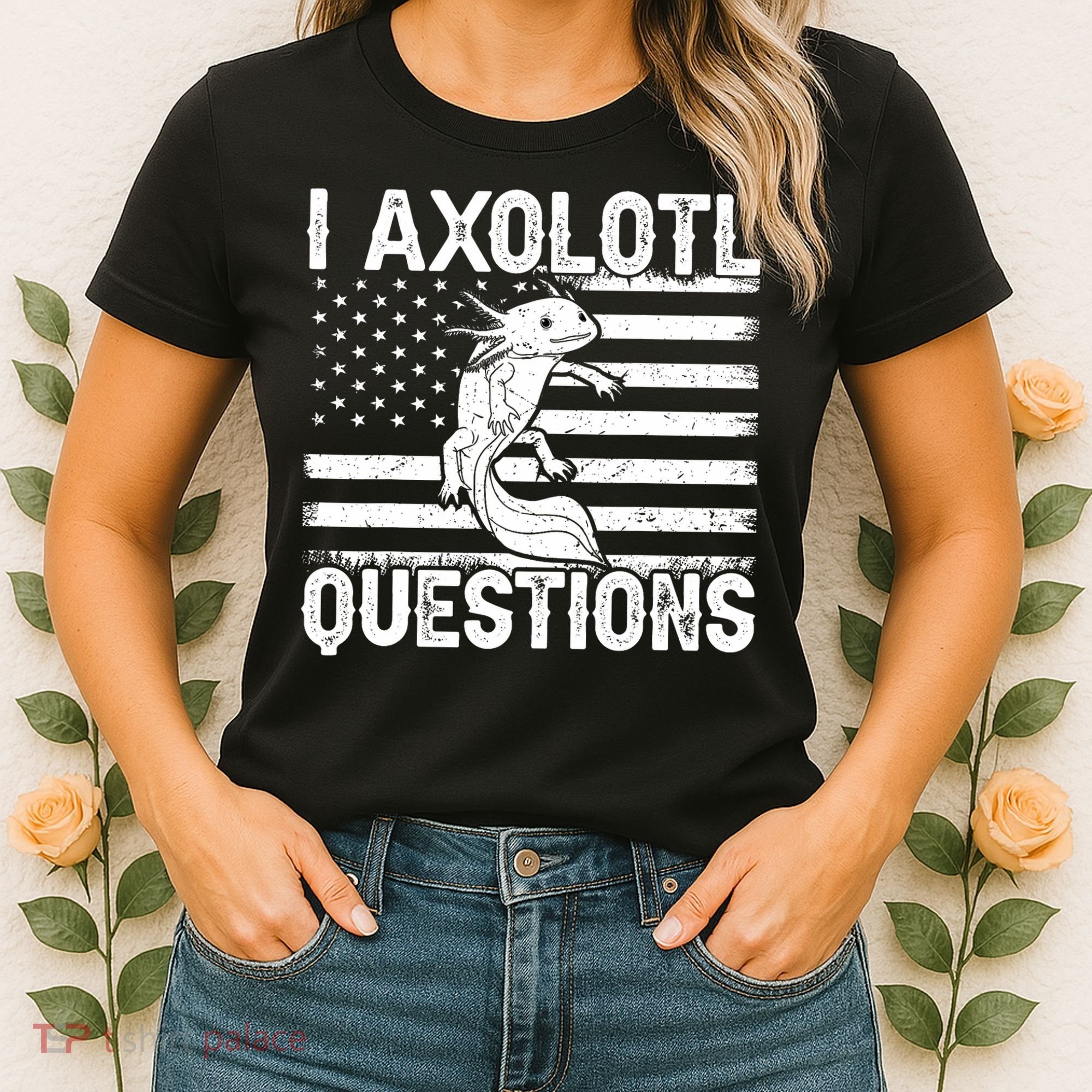 I Axolotl Questions Funny Axolotl Animal  Women's T-Shirt