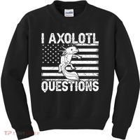 I Axolotl Questions Funny Axolotl Animal  Kids Sweatshirt thumb 0