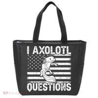 I Axolotl Questions Funny Axolotl Animal  Tote Bag thumb 0