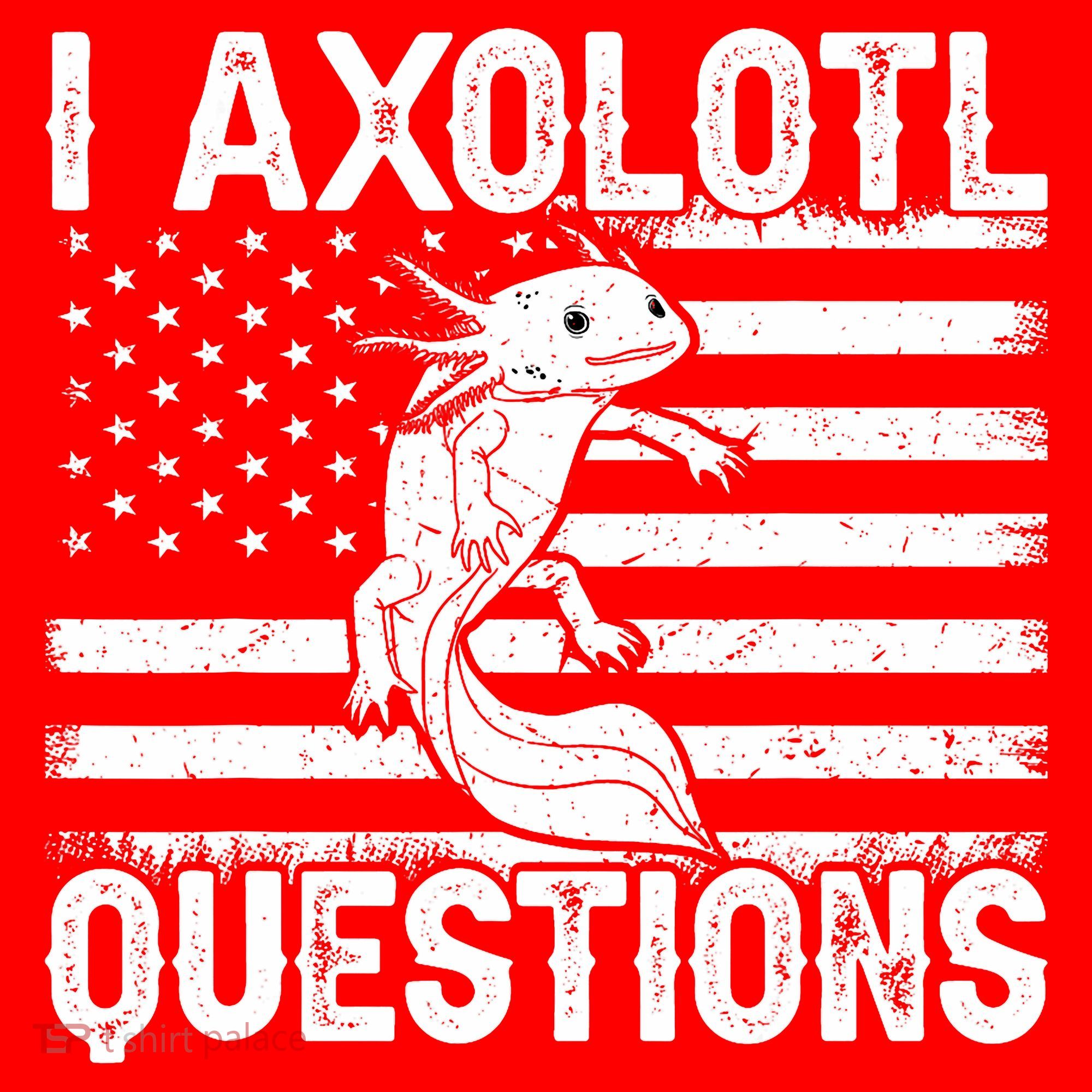 I Axolotl Questions Funny Axolotl Animal  Santa Hat
