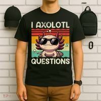 I Axolotl Questions T-Shirt thumb 6