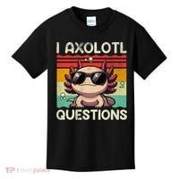 I Axolotl Questions Kids T-Shirt thumb 0