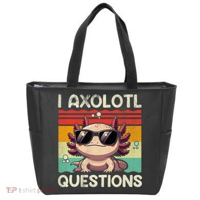 I Axolotl Questions Tote Bag