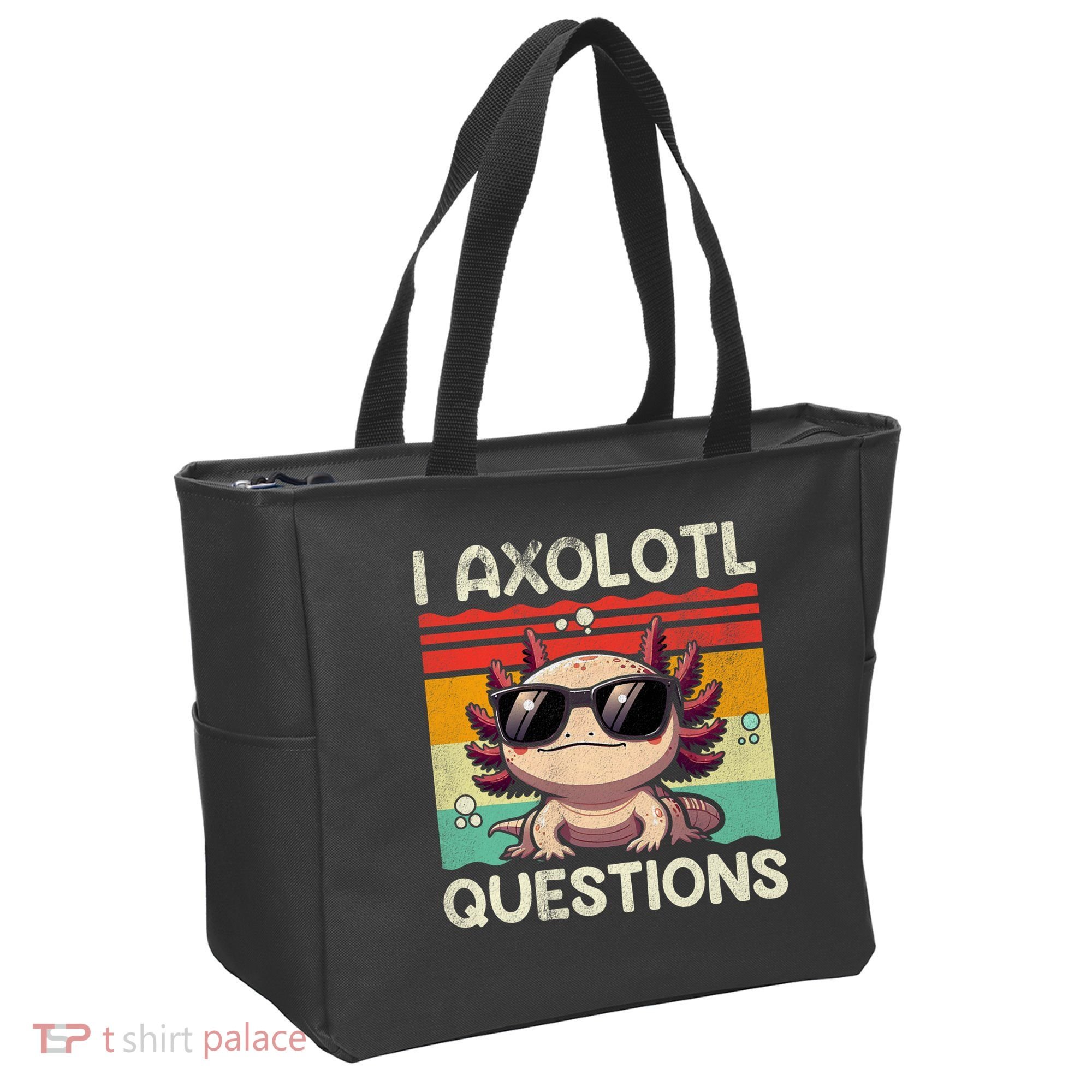 I Axolotl Questions Tote Bag