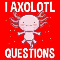 I Axolotl Questions Funny Cute Kawaii Santa Hat thumb 1