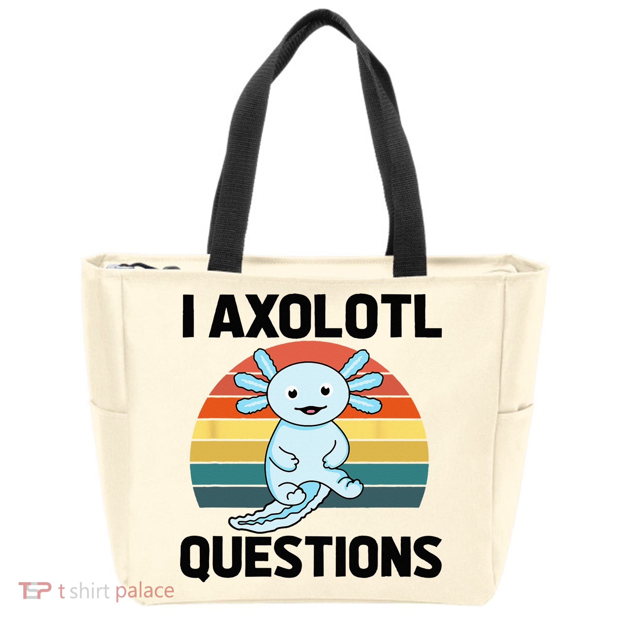 I Axolotl Questions Tote Bag