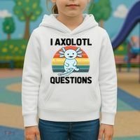 I Axolotl Questions Kids Hoodie thumb 3