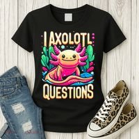  I Axolotl Questions  Funny Amphibian Axolotl  Women's T-Shirt thumb 3