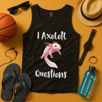 I Axolotl  Question Funny Cute Axolotl  Tank Top thumb 4