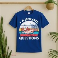I Axolotl Questions Vintage Axolotl Gift Boys Girls T-Shirt thumb 2