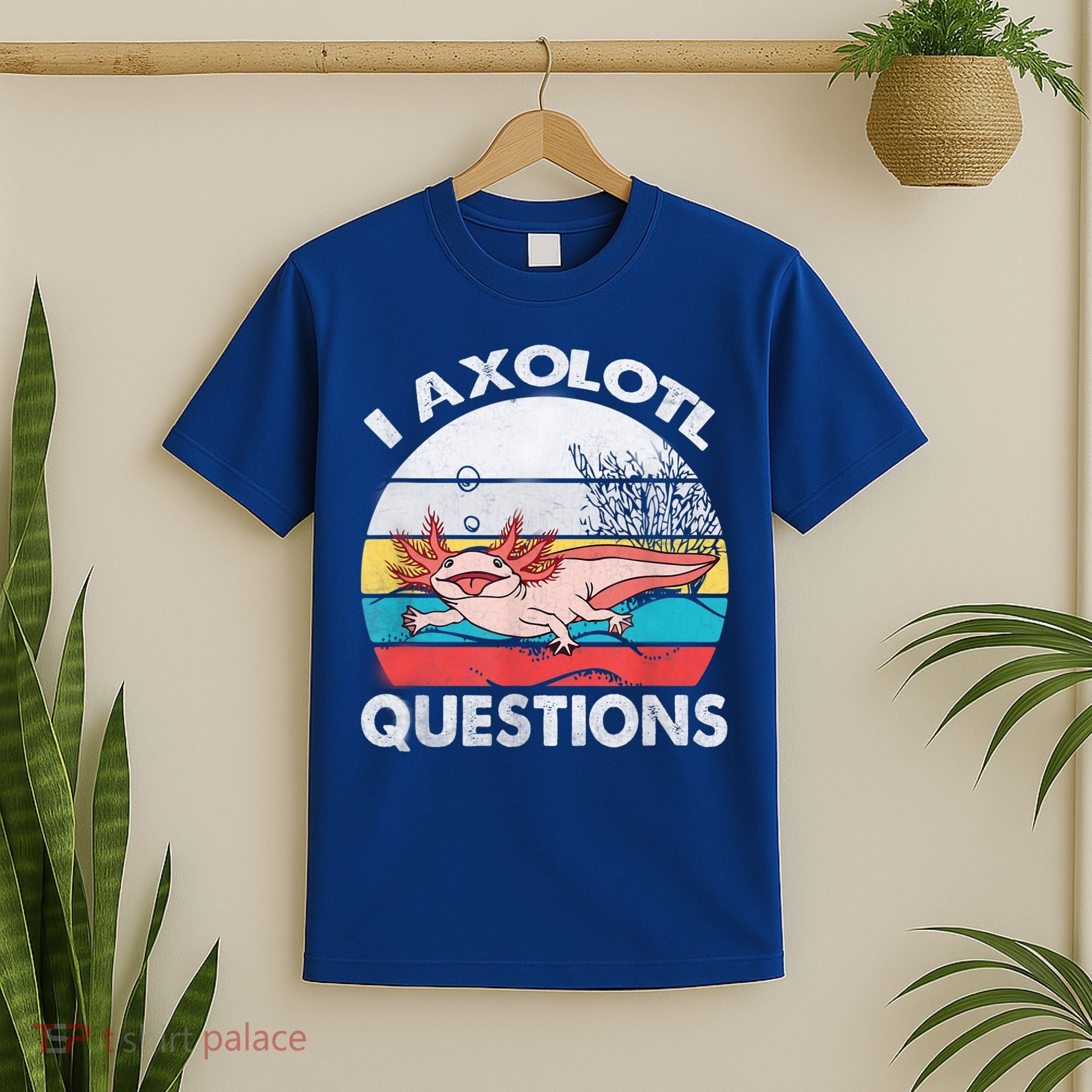 I Axolotl Questions Vintage Axolotl Gift Boys Girls T-Shirt