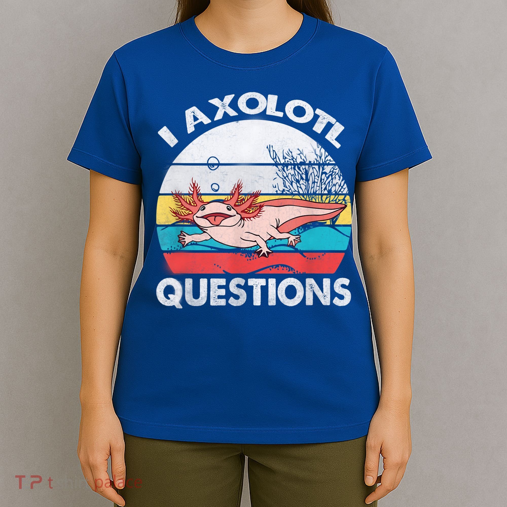 I Axolotl Questions Vintage Axolotl Gift Boys Girls T-Shirt