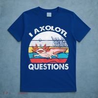 I Axolotl Questions Vintage Axolotl Gift Boys Girls T-Shirt thumb 5