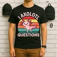 I Axolotl Questions Cute Axolotl T-Shirt thumb 6