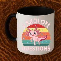 I Axolotl Questions Cute Axolotl Coffee Mug thumb 2