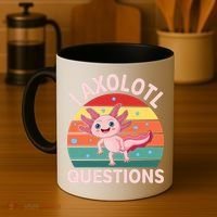 I Axolotl Questions Cute Axolotl Coffee Mug thumb 4