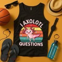 I Axolotl Questions Cute Axolotl Tank Top thumb 4