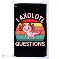 I Axolotl Questions Cute Axolotl Golf Towel thumb 0