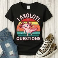 I Axolotl Questions Cute Axolotl Women's T-Shirt thumb 3