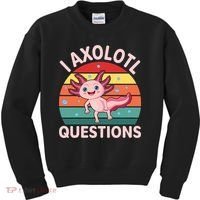 I Axolotl Questions Cute Axolotl Kids Sweatshirt thumb 0