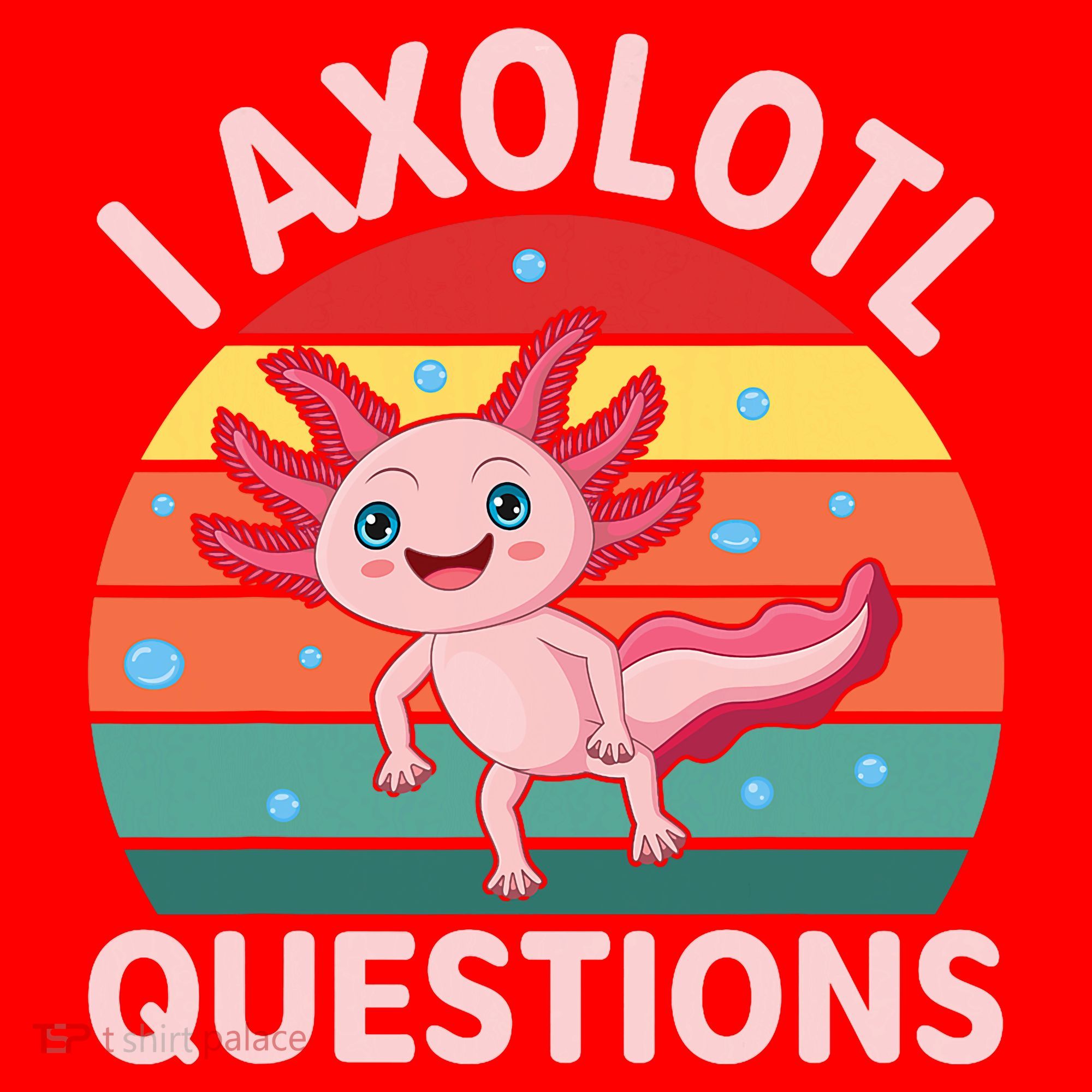 I Axolotl Questions Cute Axolotl Santa Hat