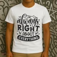 I’M Always Right About Everything T-Shirt thumb 3