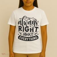 I’M Always Right About Everything T-Shirt thumb 4