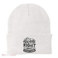 I’M Always Right About Everything Beanie thumb 0
