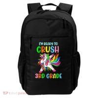 I Am Ready To Crush 3rd Grade Dabbing Unicorn Back To School Backpack thumb 0
