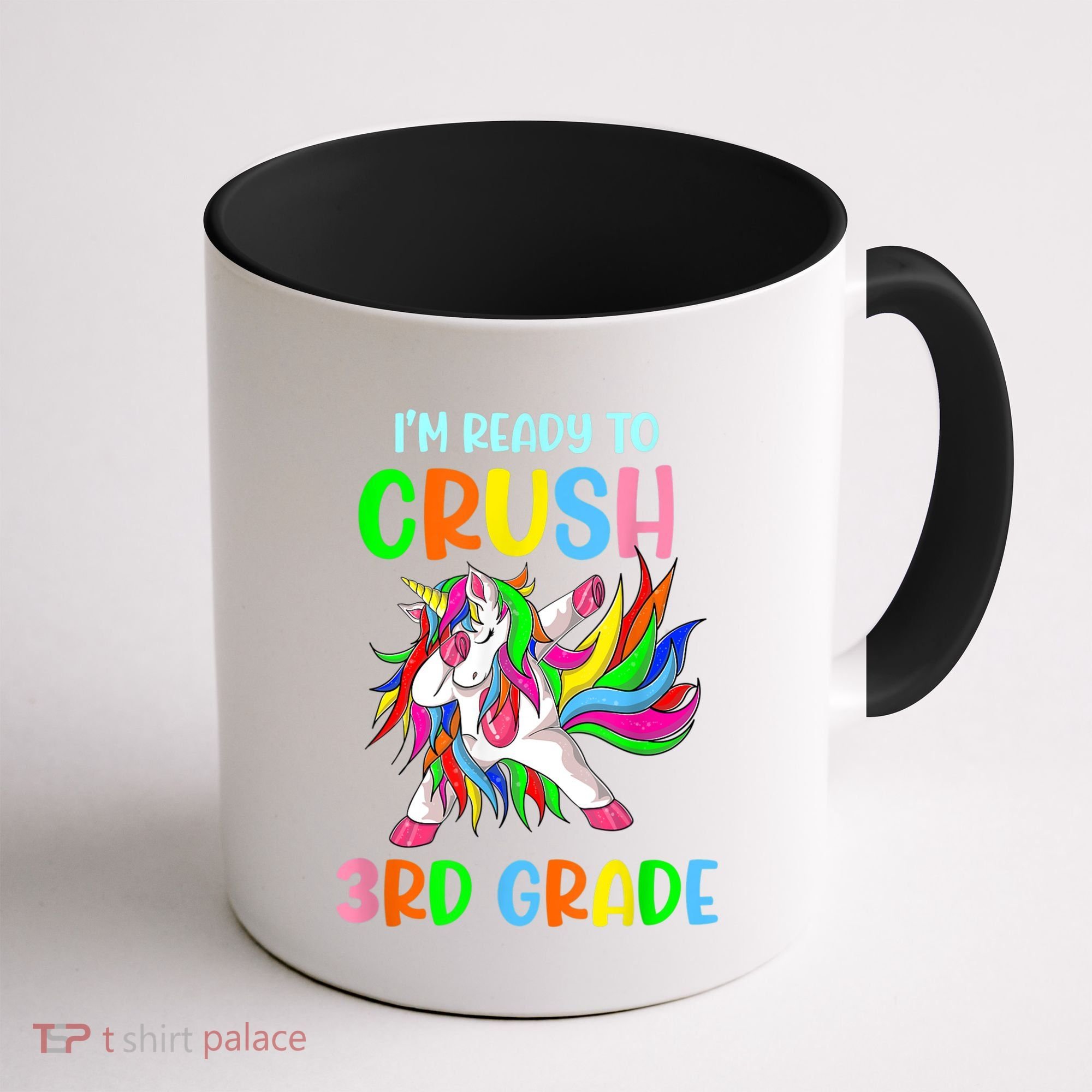 I Am Ready To Crush 3rd Grade Dabbing Unicorn Back To School Coffee Mug