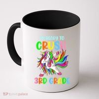 I Am Ready To Crush 3rd Grade Dabbing Unicorn Back To School Coffee Mug thumb 0