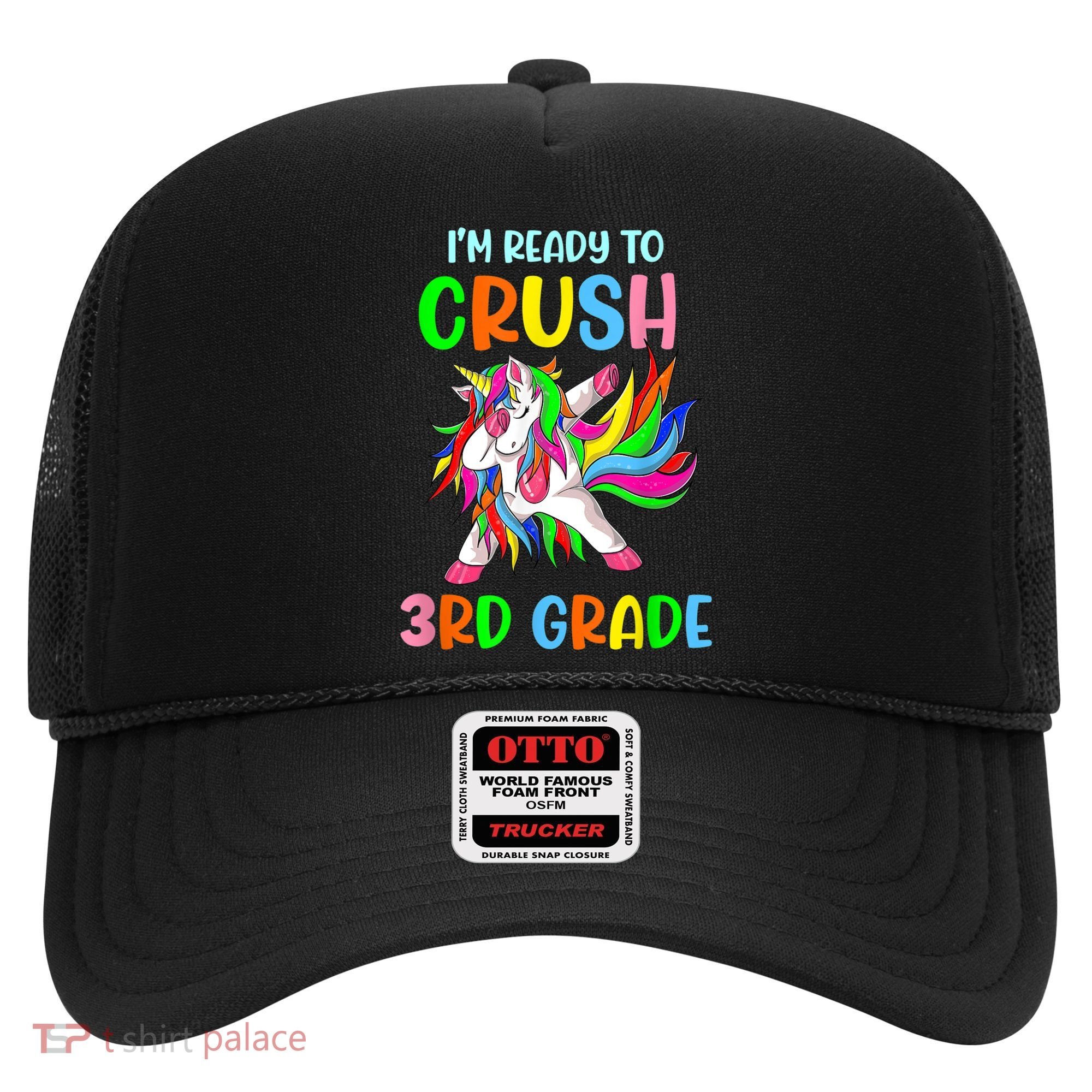 I Am Ready To Crush 3rd Grade Dabbing Unicorn Back To School Hat