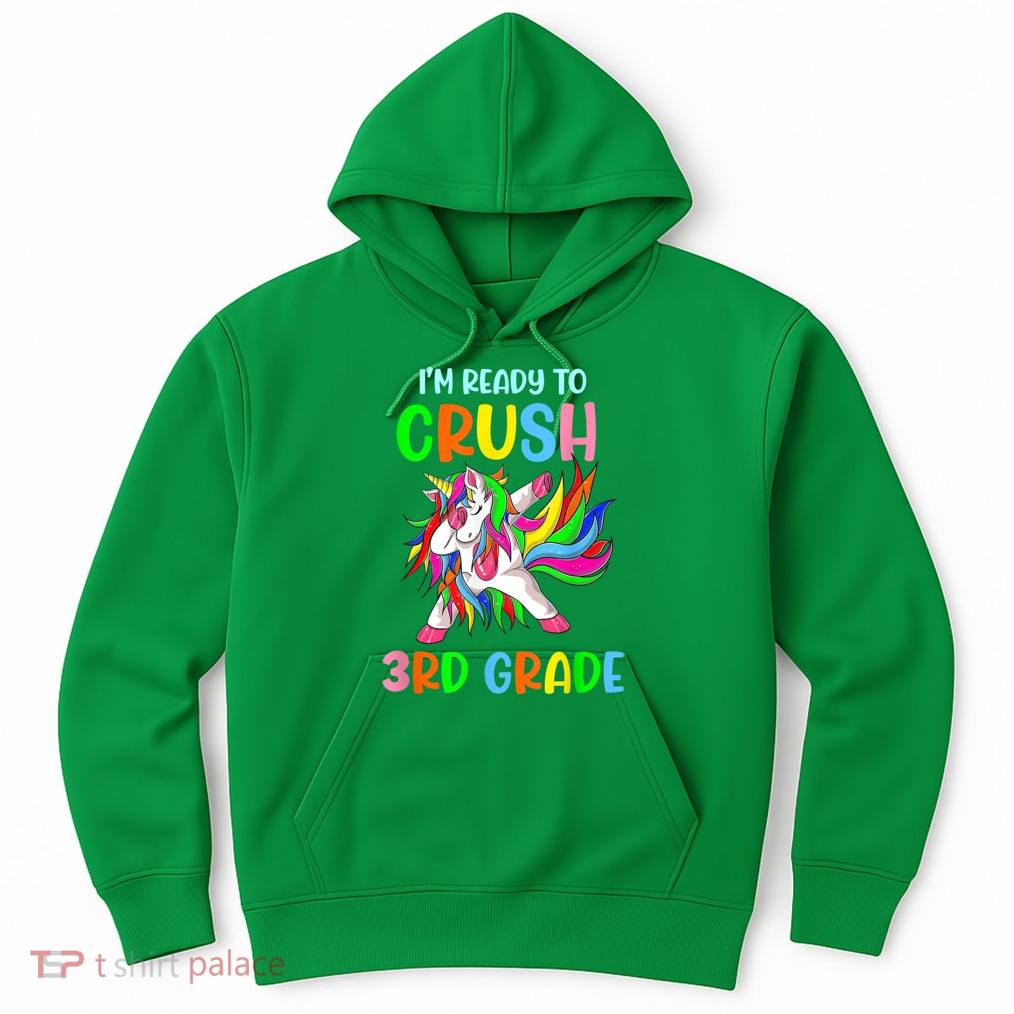 I Am Ready To Crush 3rd Grade Dabbing Unicorn Back To School Hoodie