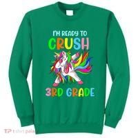 I Am Ready To Crush 3rd Grade Dabbing Unicorn Back To School Sweatshirt thumb 0