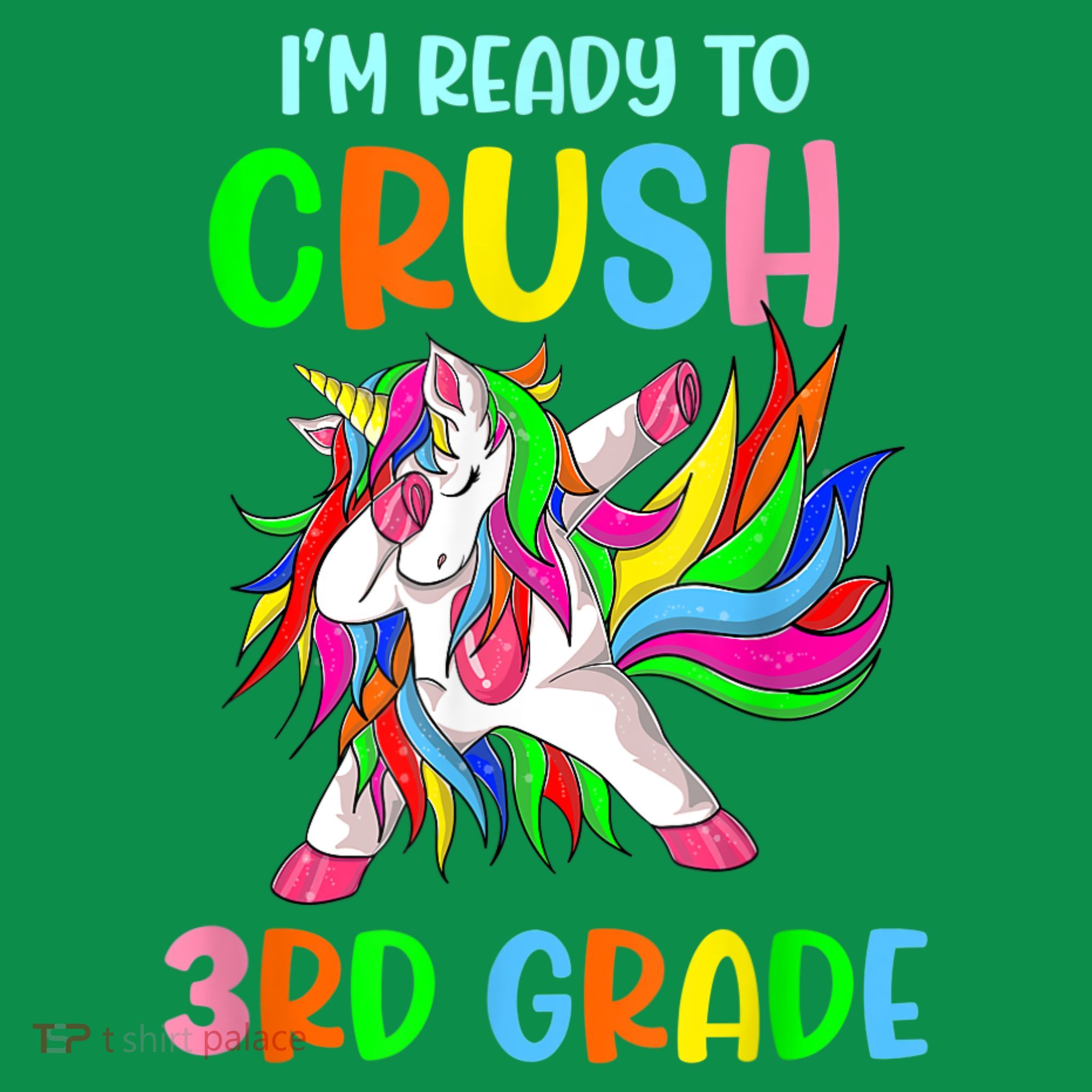 I Am Ready To Crush 3rd Grade Dabbing Unicorn Back To School Sweatshirt