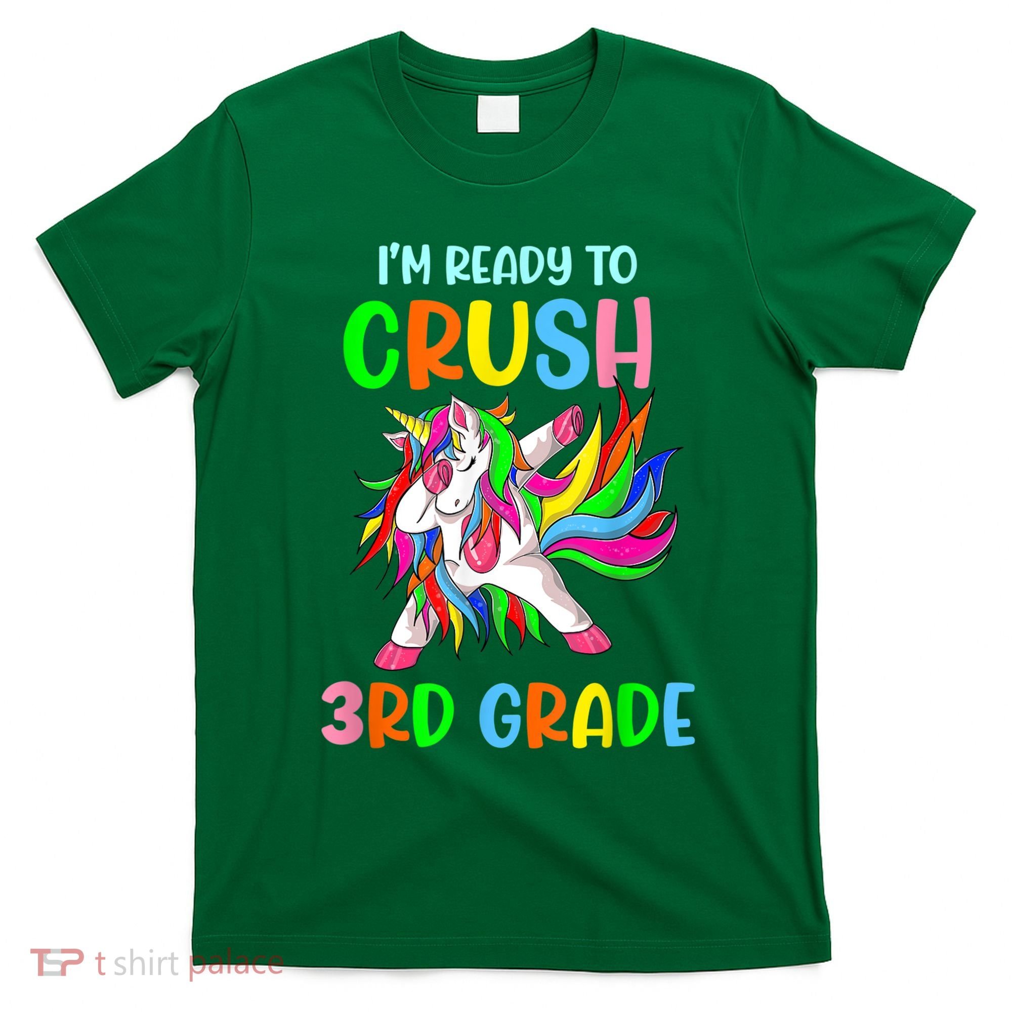 I Am Ready To Crush 3rd Grade Dabbing Unicorn Back To School T-Shirt