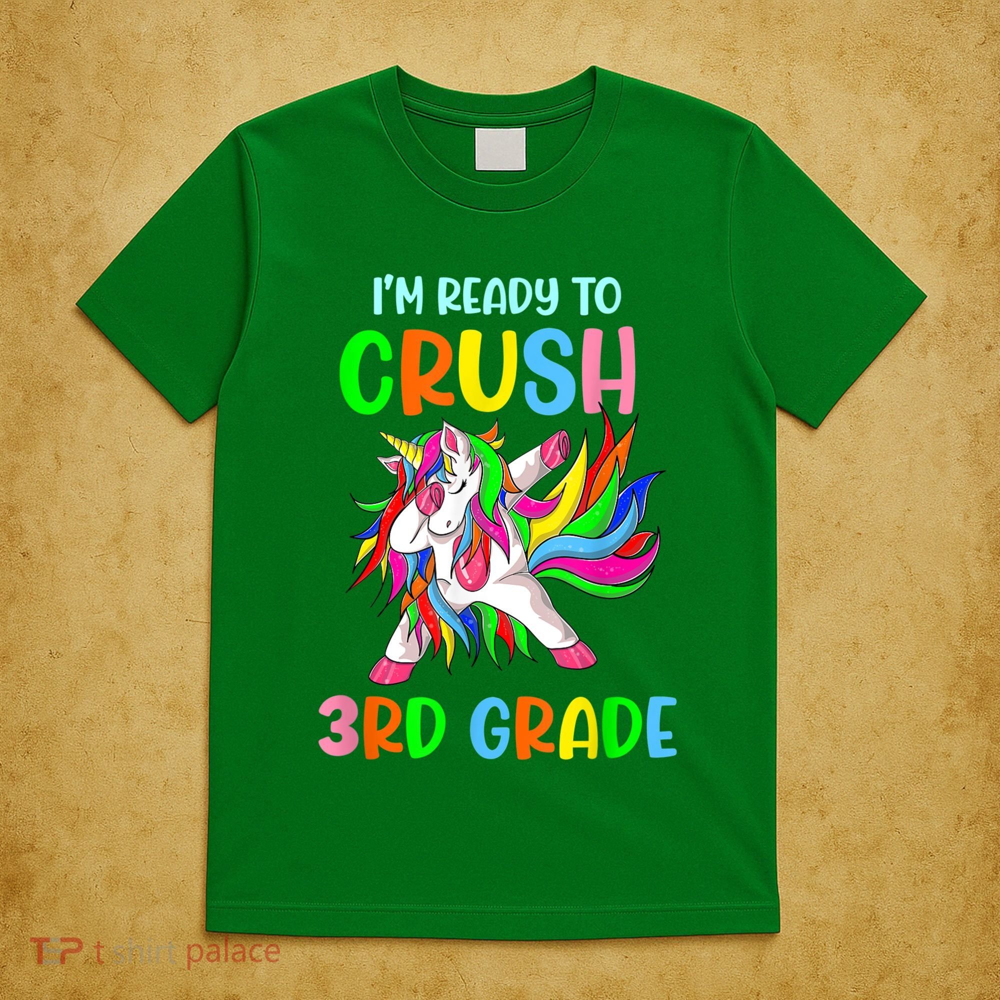 I Am Ready To Crush 3rd Grade Dabbing Unicorn Back To School T-Shirt