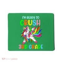 I Am Ready To Crush 3rd Grade Dabbing Unicorn Back To School Mousepad thumb 0