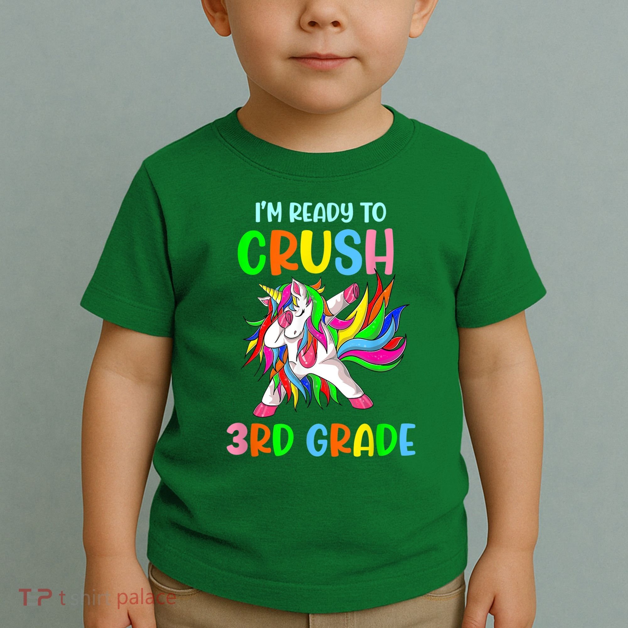I Am Ready To Crush 3rd Grade Dabbing Unicorn Back To School Toddler T-Shirt