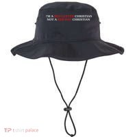 Im A Red Letter Christian Not A Red Hat Christian Bucket Hat thumb 0