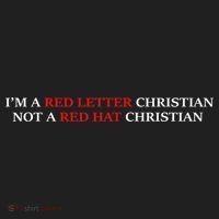Im A Red Letter Christian Not A Red Hat Christian Hat thumb 2