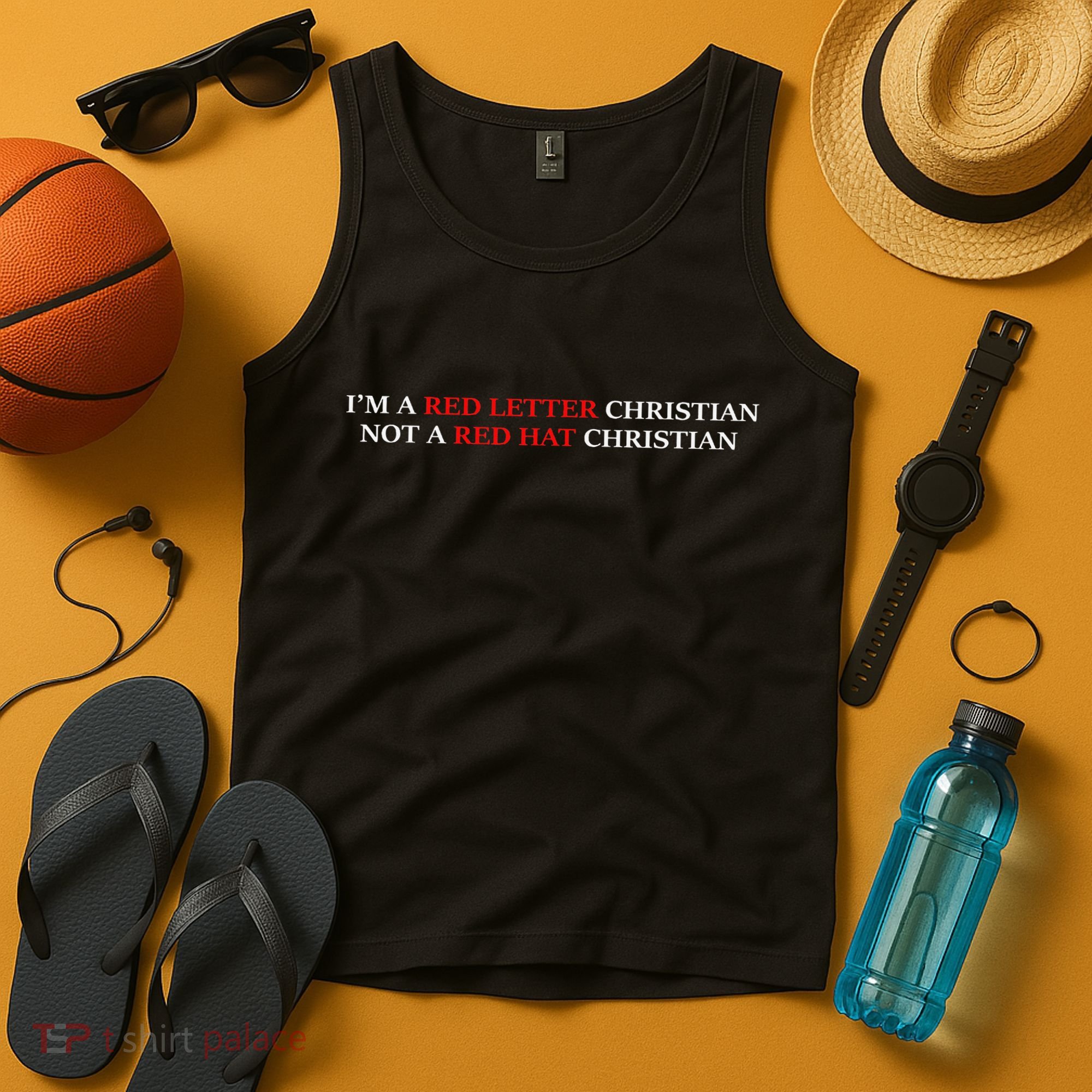Im A Red Letter Christian Not A Red Hat Christian Tank Top